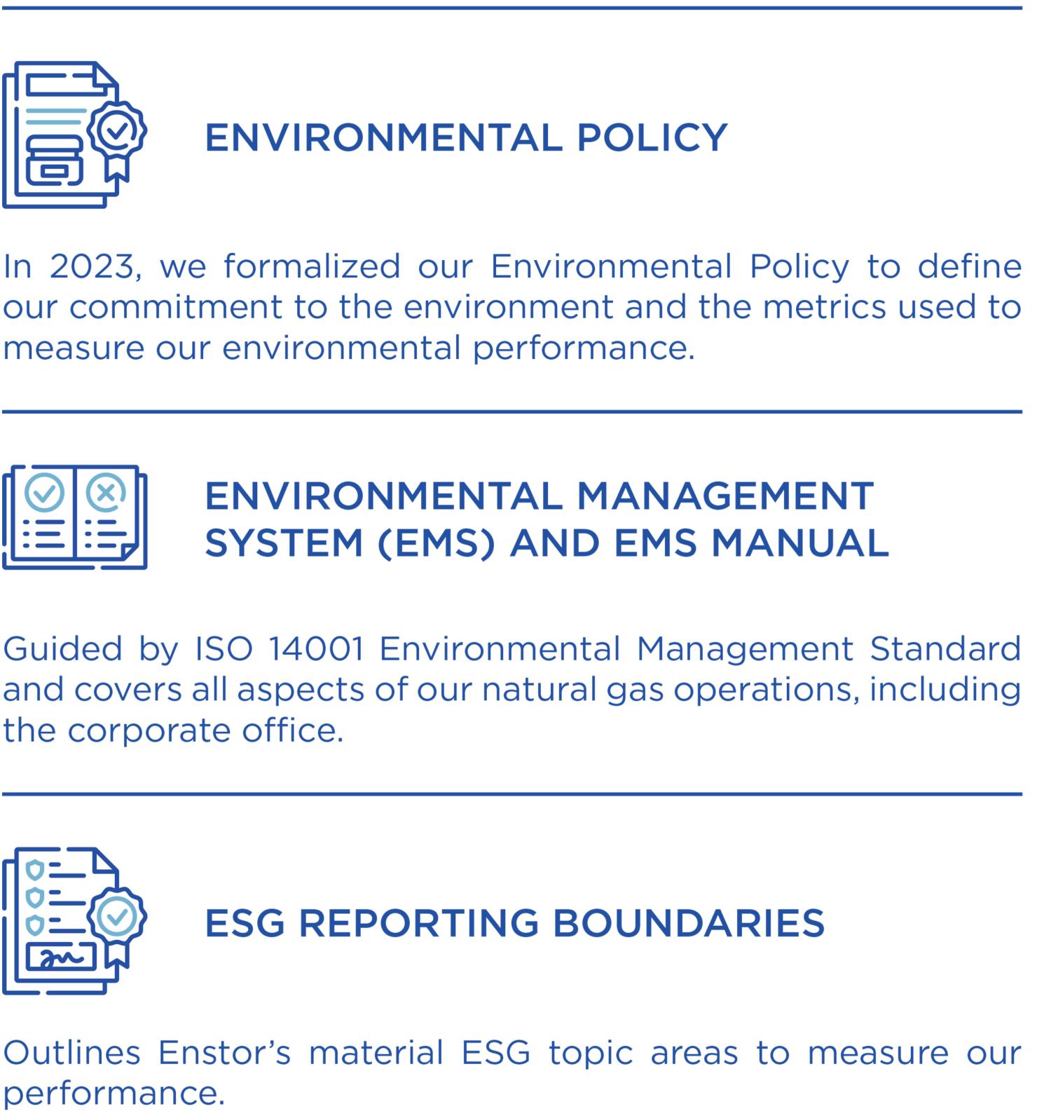 Environmental approach graphic